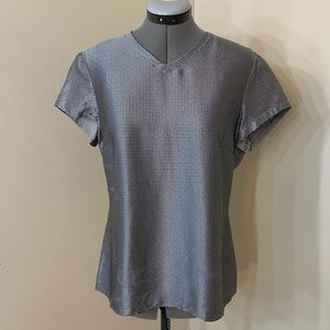 Giorgio Armani Silk Top Size 46 (Size XL)
